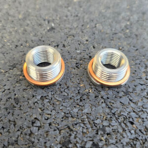 Harley Davidson 1 Paar O2 Lambdasonden Adapter M18 auf M12